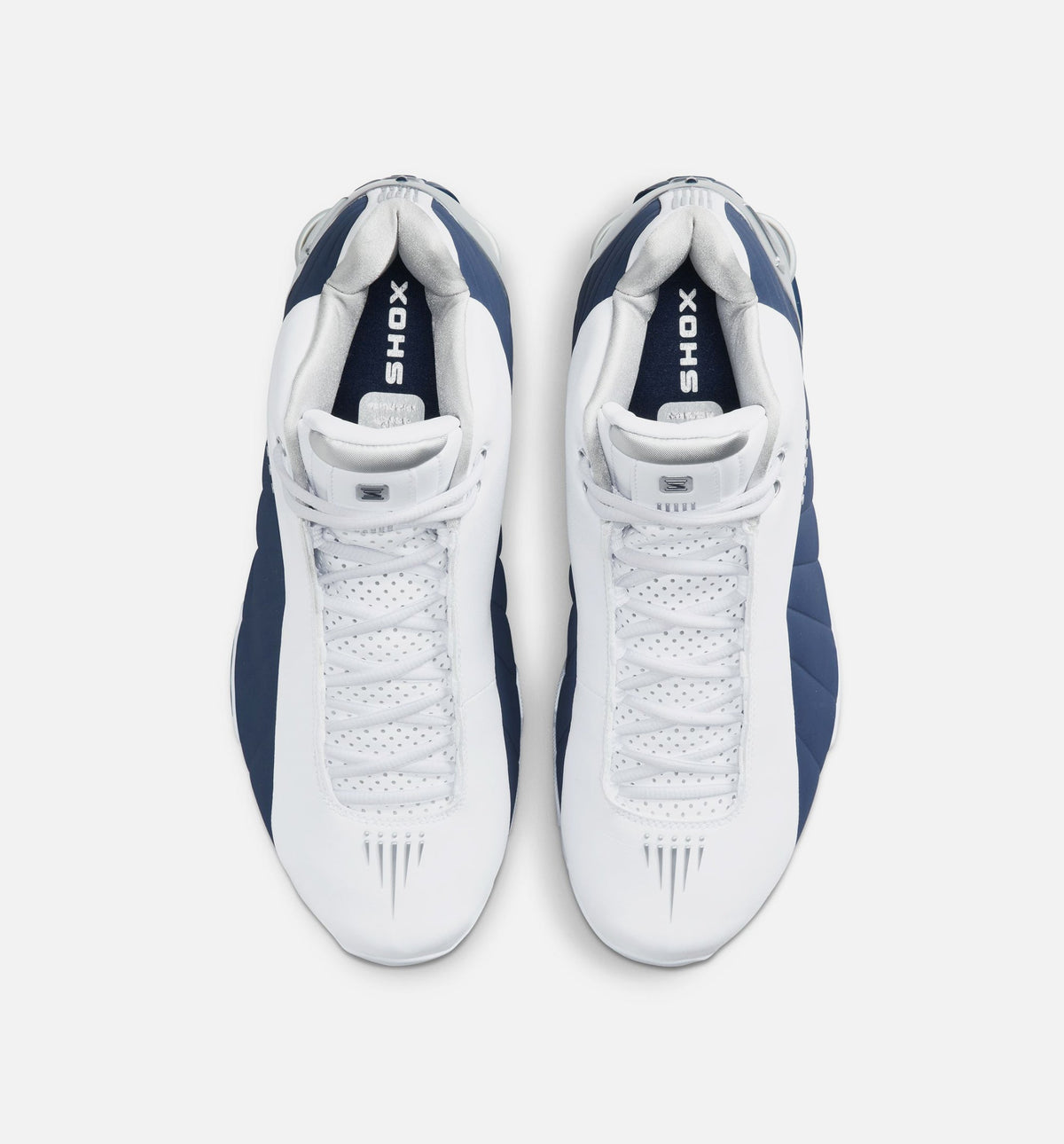 Shox BB4 Olympic Men's Lifestyle Shoe – White/Midnight Navy/Metallic Silver