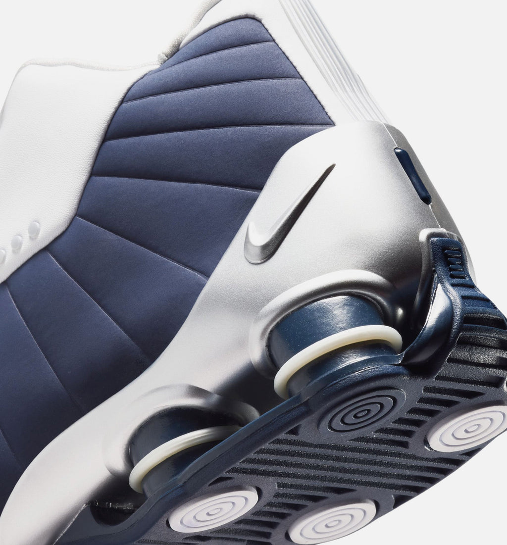 Shox BB4 Olympic Men's Lifestyle Shoe – White/Midnight Navy/Metallic Silver