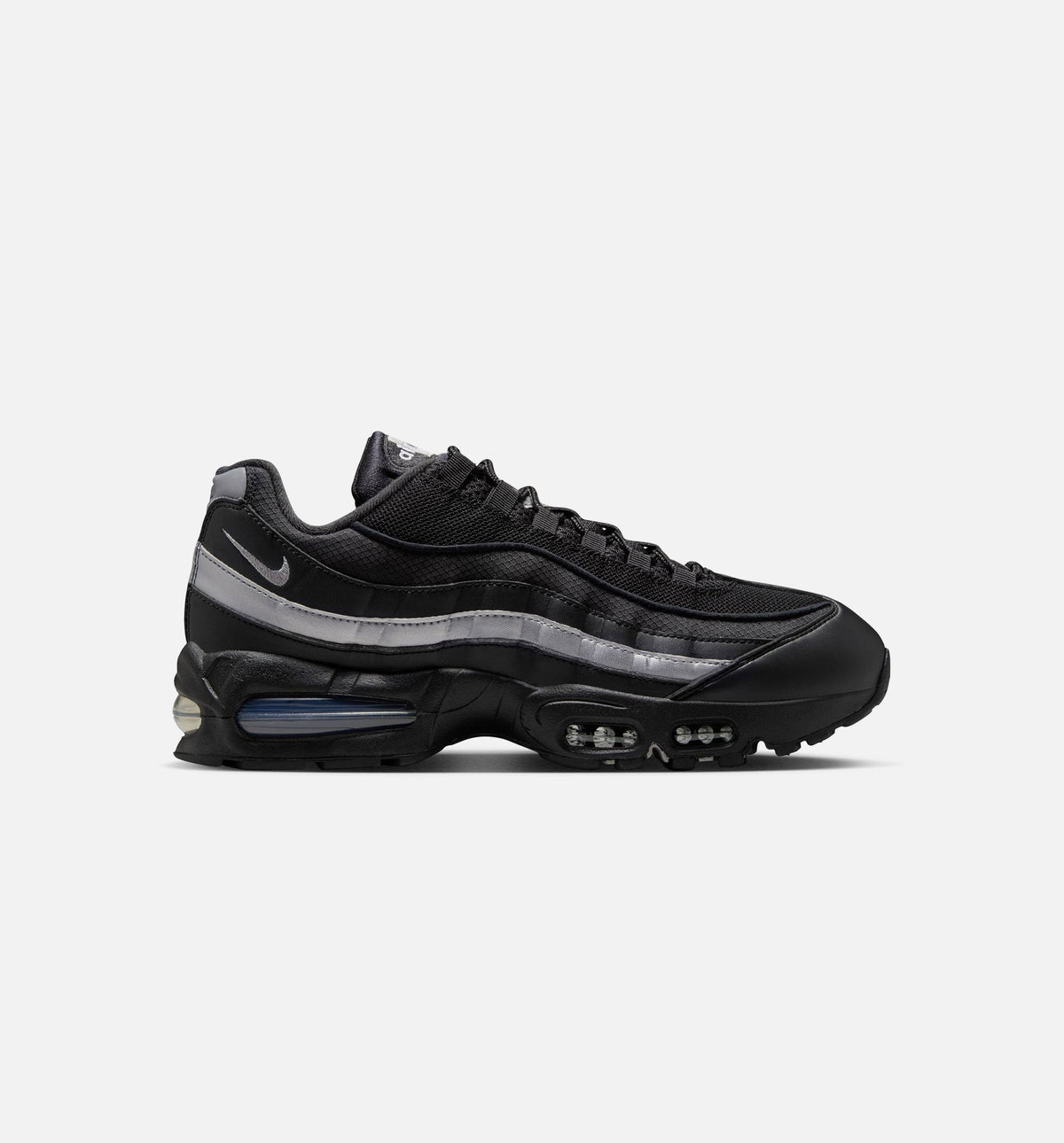 Air Max 95 Big Bubble OG "Reflective Accents" Men's Lifestyle Shoes - Black / White / Metallic Silver