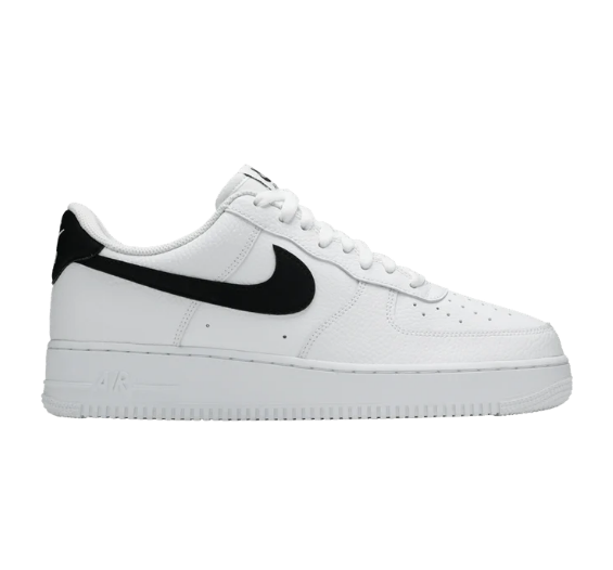 Nike Air Force 1 Low '07 'White/Black Pebbled Leather' Sneakers