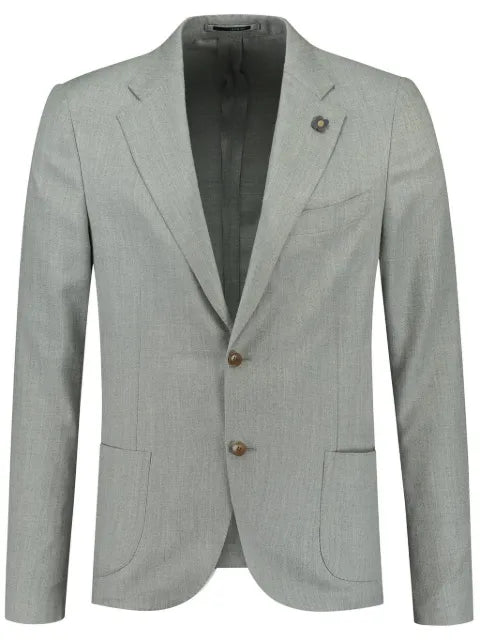 Lardini brooch-detail single-breasted blazer