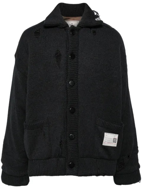 Maison MIHARA YASUHIRO distressed cardigan