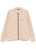 Woolrich gabardine-weave overshirt