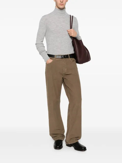 Sunflower roll-neck long-sleeve sweater