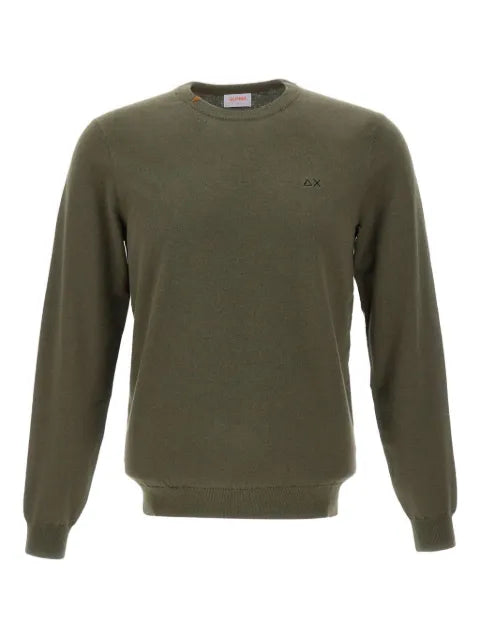 Sun68 logo-embroidered sweater