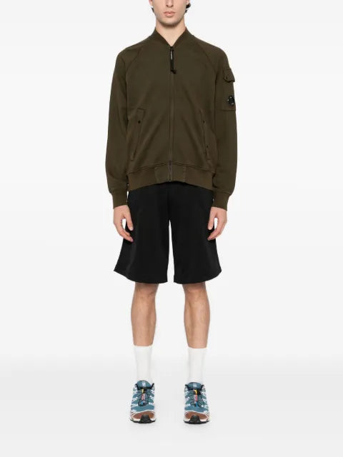 C.P. Company fleece bomber jacket