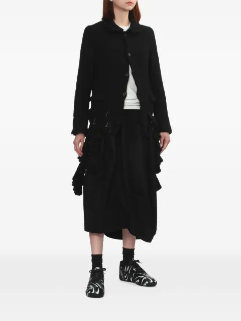 Black Comme Des Garçons ruffled jacket