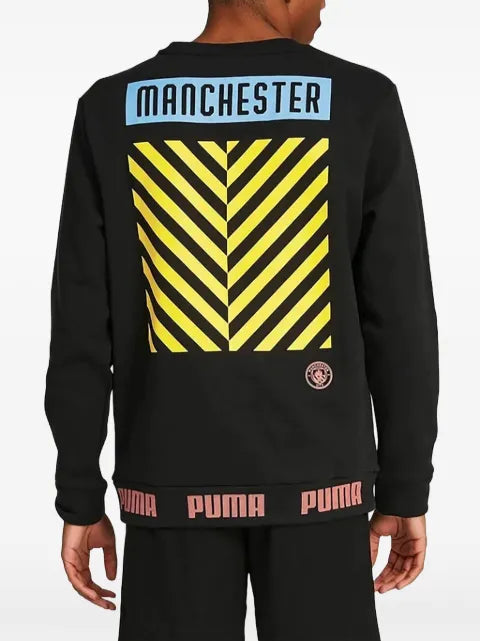 PUMA Manchester City logo-detail sweatshirt