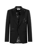 Philipp Plein blazer dragon patch