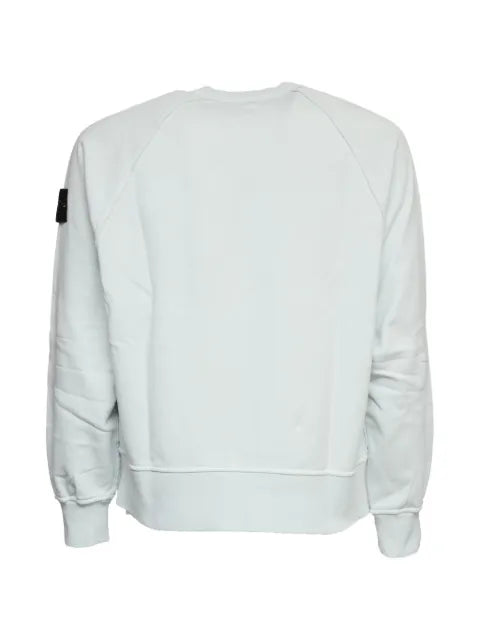 Stone Island 6100041 organic cotton fleece sweatshirt