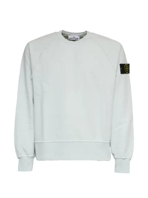 Stone Island 6100041 organic cotton fleece sweatshirt