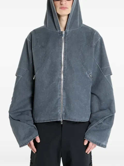 HELIOT EMIL hooded crinis jacket