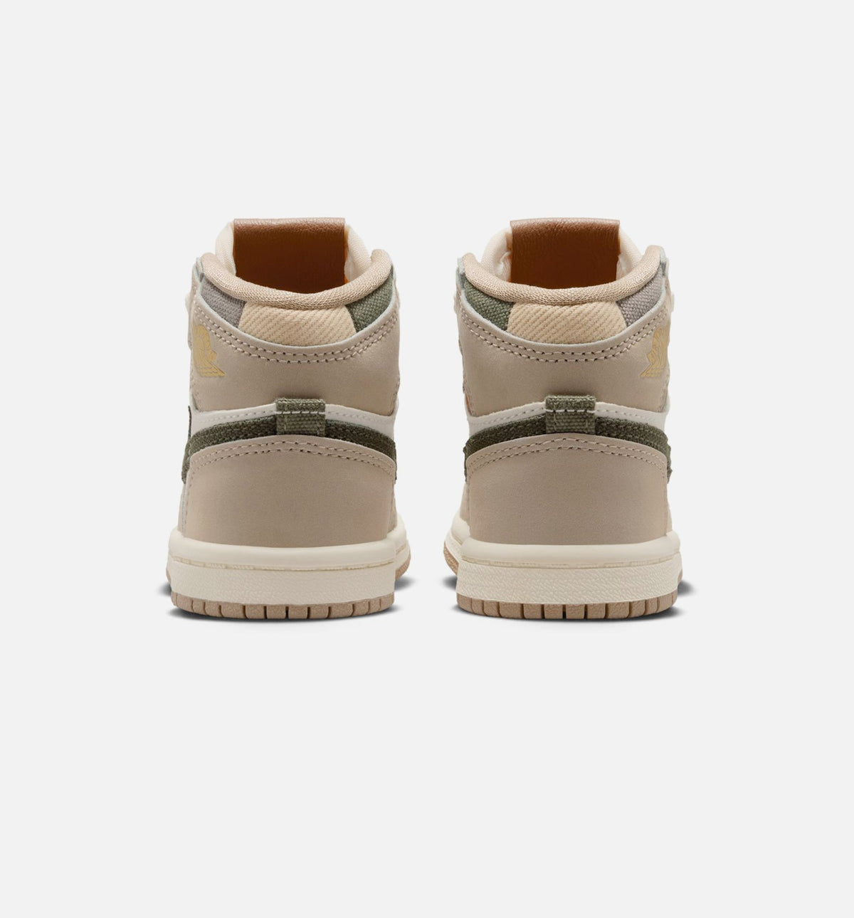 Air Jordan 1 Retro High OG 'Khaki' - Infant/Toddler Lifestyle Sneaker (Khaki/Sail/Coconut Milk/Cargo Khaki)