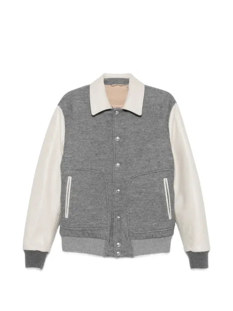 Eleventy panelled wool-blend jacket