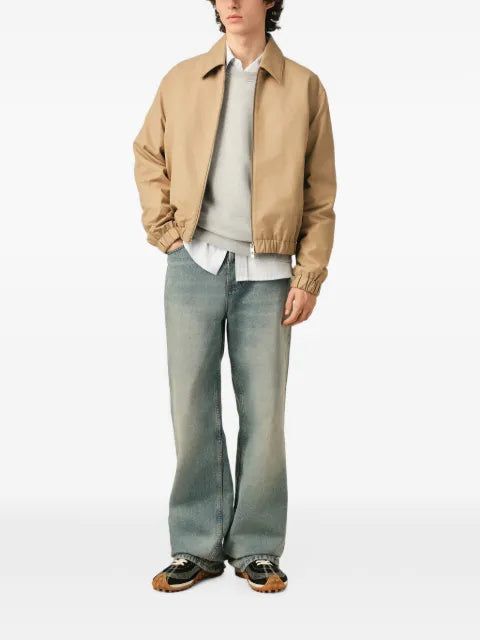 AMI Paris cotton padded jacket with Ami de Coeur