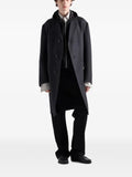 Prada technical fleece hoodie jacket