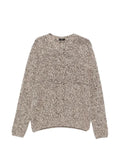 Herno cable-knit melange sweater
