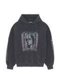 IUTER Fallen Love graphic-print drawstring hoodie