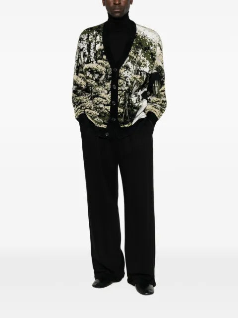 Kenzo Japanese Garden V-neck cardigan