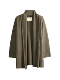 Frenckenberger shawl-collar open-front cardigan