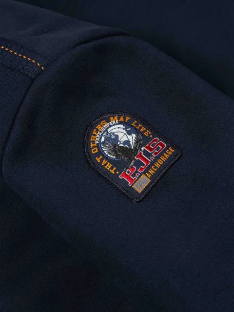 Parajumpers logo-patch quarter-zip sweatshirt