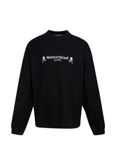 Mastermind Japan OG boxy-fit long-sleeved skull-print sweatshirt