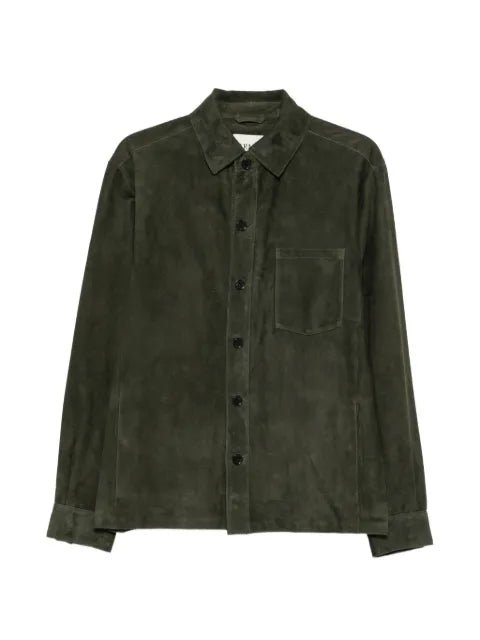 Arma suede chest-pocket jacket