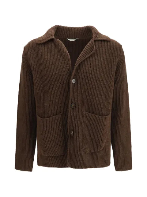 BROOKSFIELD ribbed-knit button-up cardigan