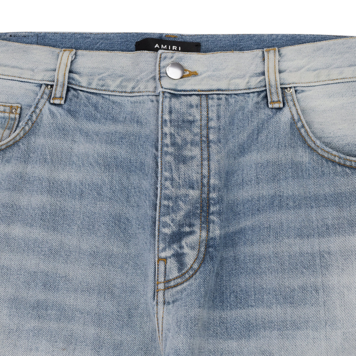 Stone Indigo/Blue Gradient Bones Straight Jeans