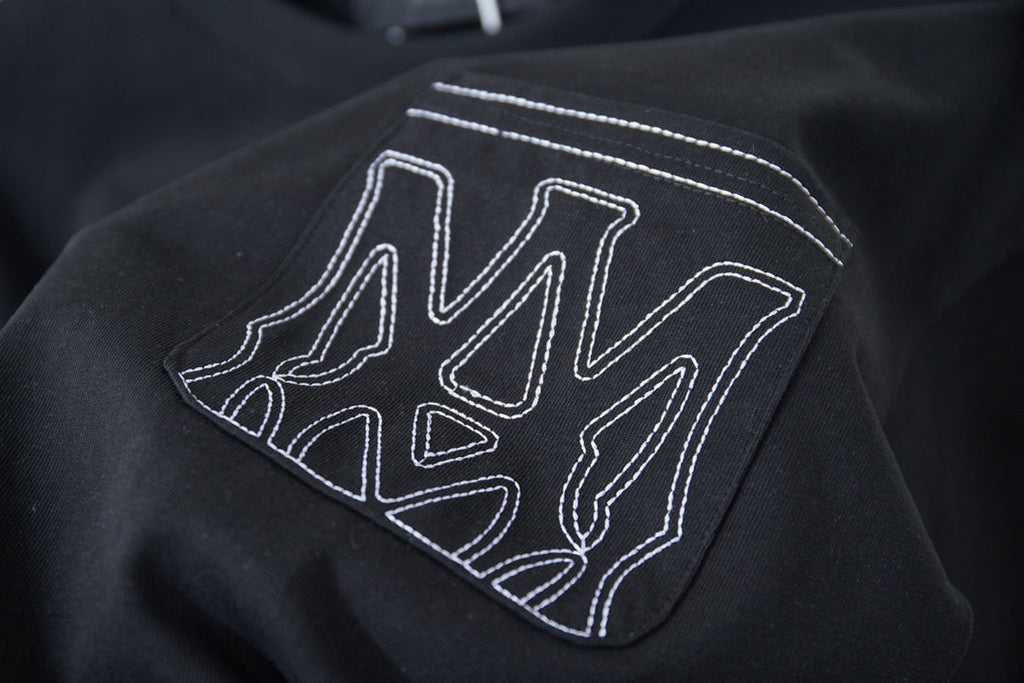 AMIRI MA Monogram Pocket Crew‑Neck Short‑Sleeve T‑Shirt