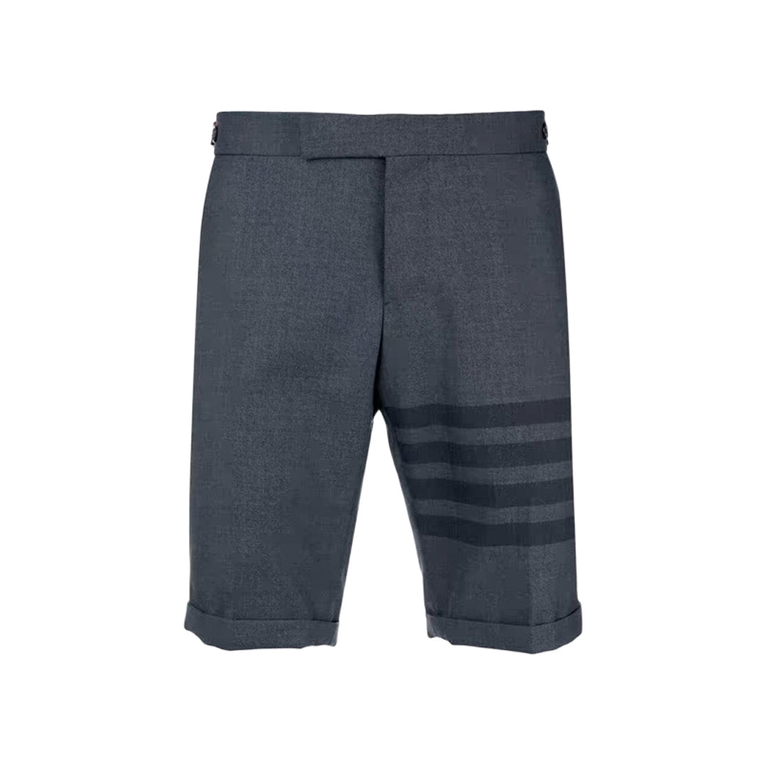 Thom Browne Style Four-Bar Leisure Pants