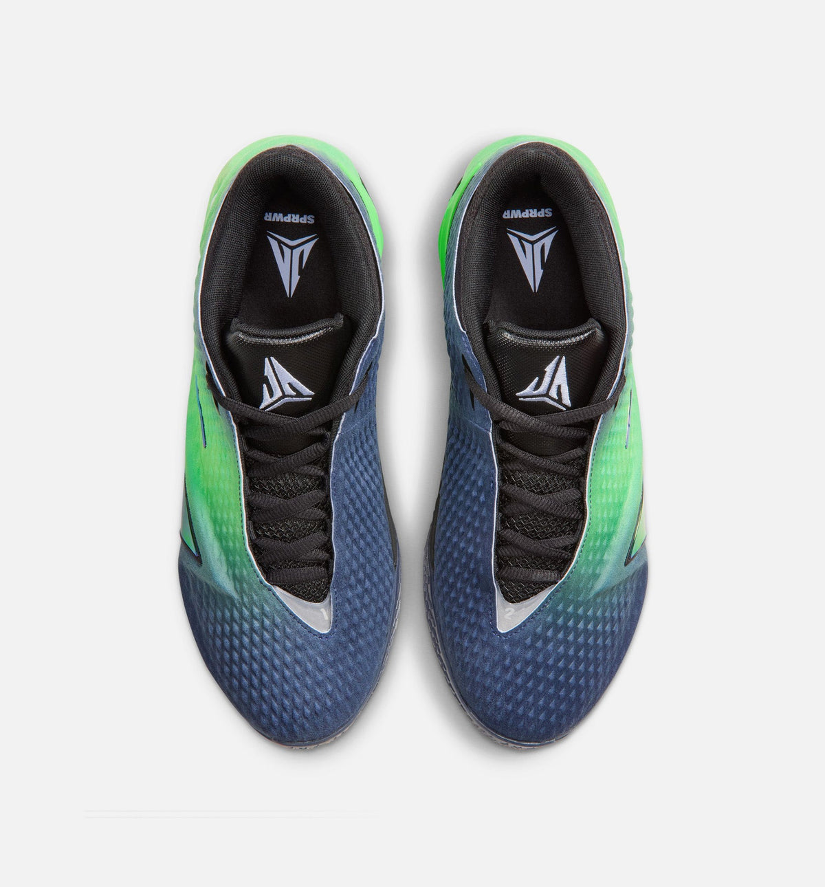 Ja 4 Nightmare Men's Basketball Shoe - Obsidian/Black/Voltage Green/Metallic Silver