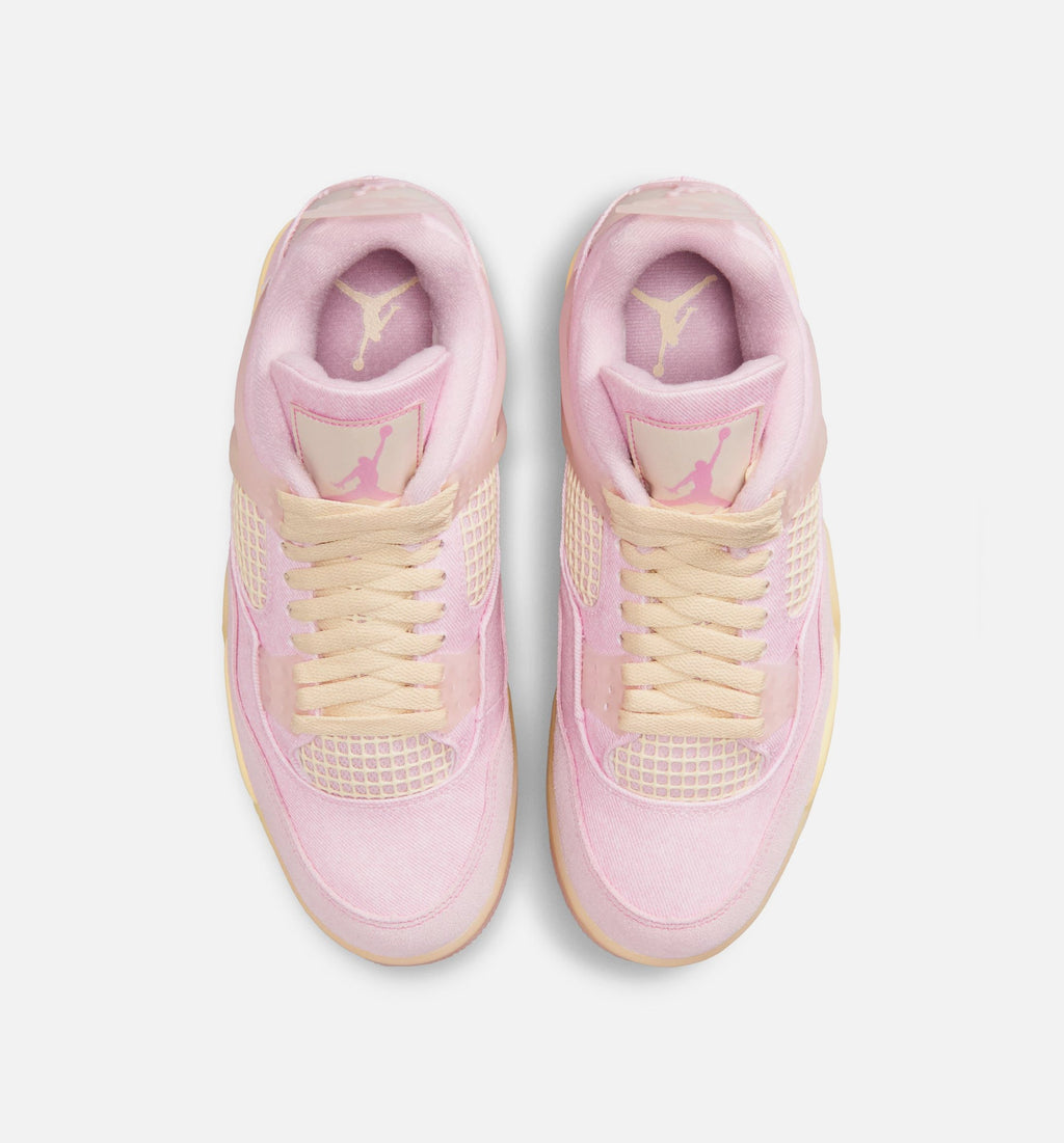 Air Jordan 4 Retro Pink Pearl and Iced Carmine Women's Sneakers