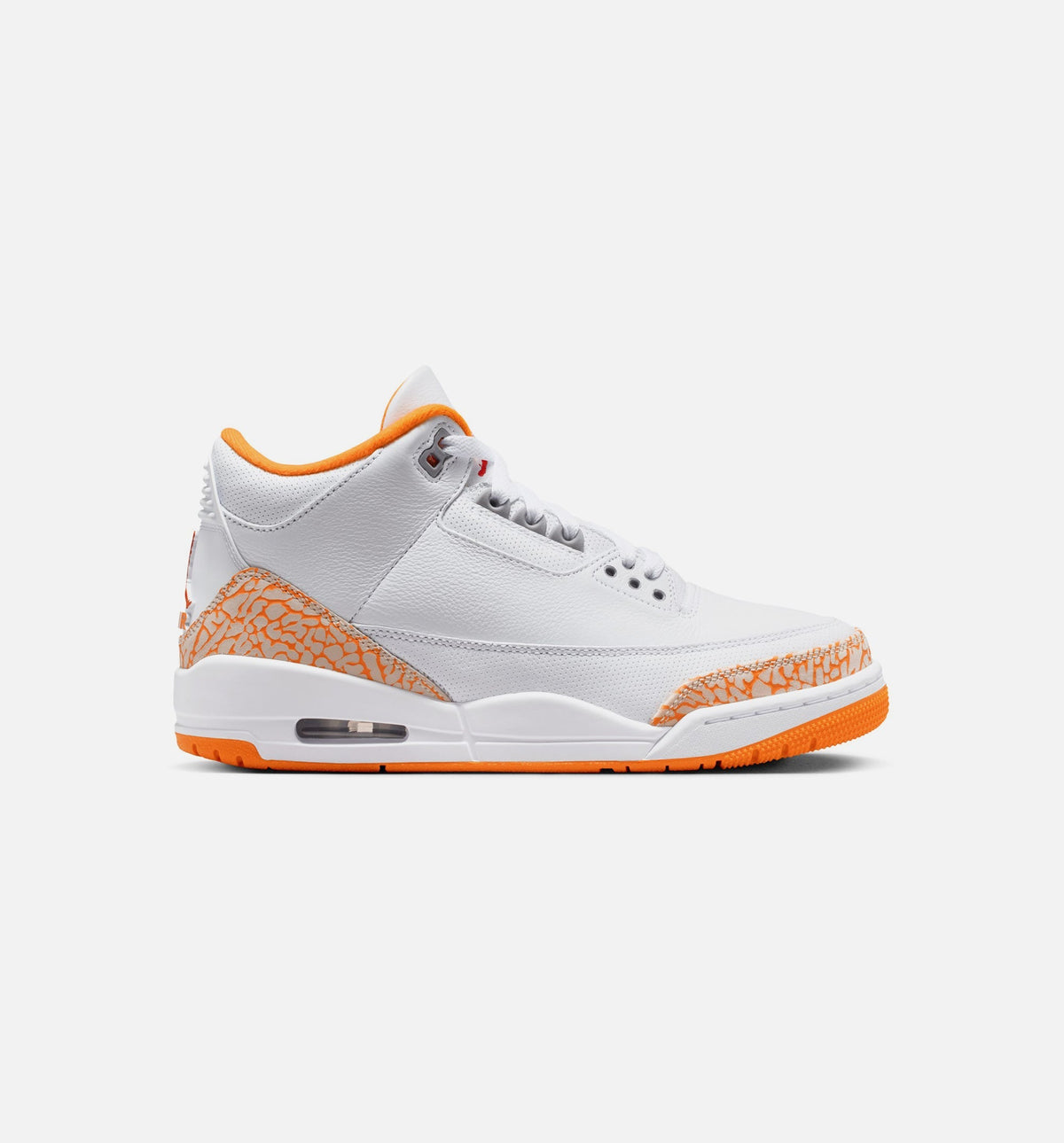 Air Jordan 3 Retro Orange Citrus Women's Lifestyle Shoe - White/Multicolor