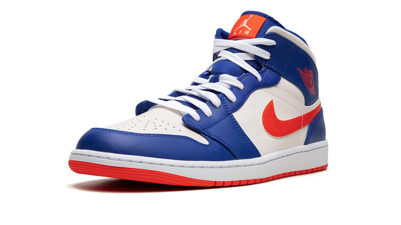 Air Jordan 1 Mid 'Knicks' – Royal Blue & Orange NYC Basketball Heritage AJ1 Mid