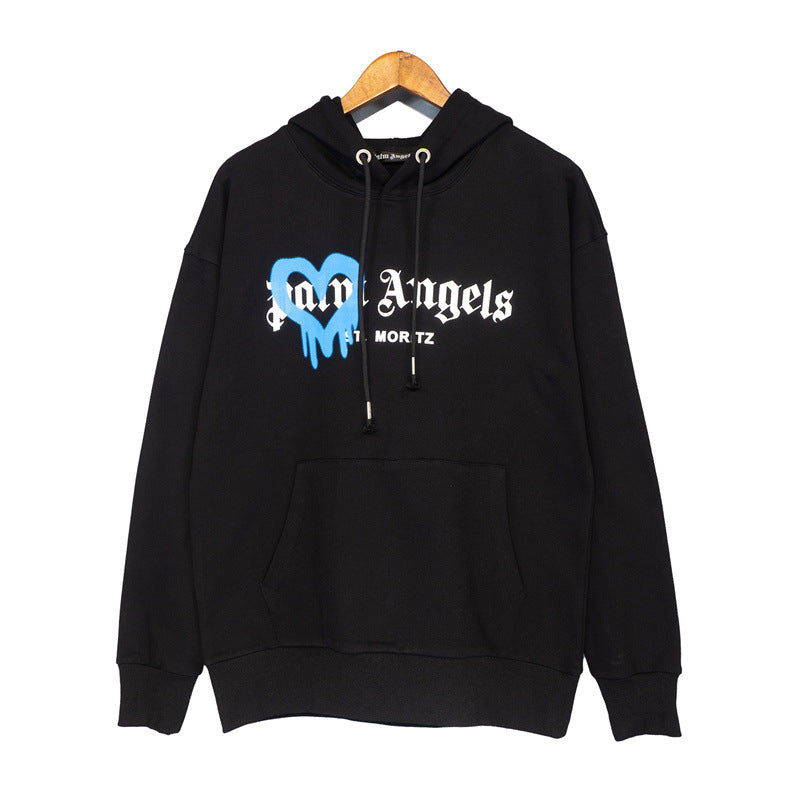 Palm Angels Kill the Bear Crocodile Heart Oversized Hoodie Streetwear
