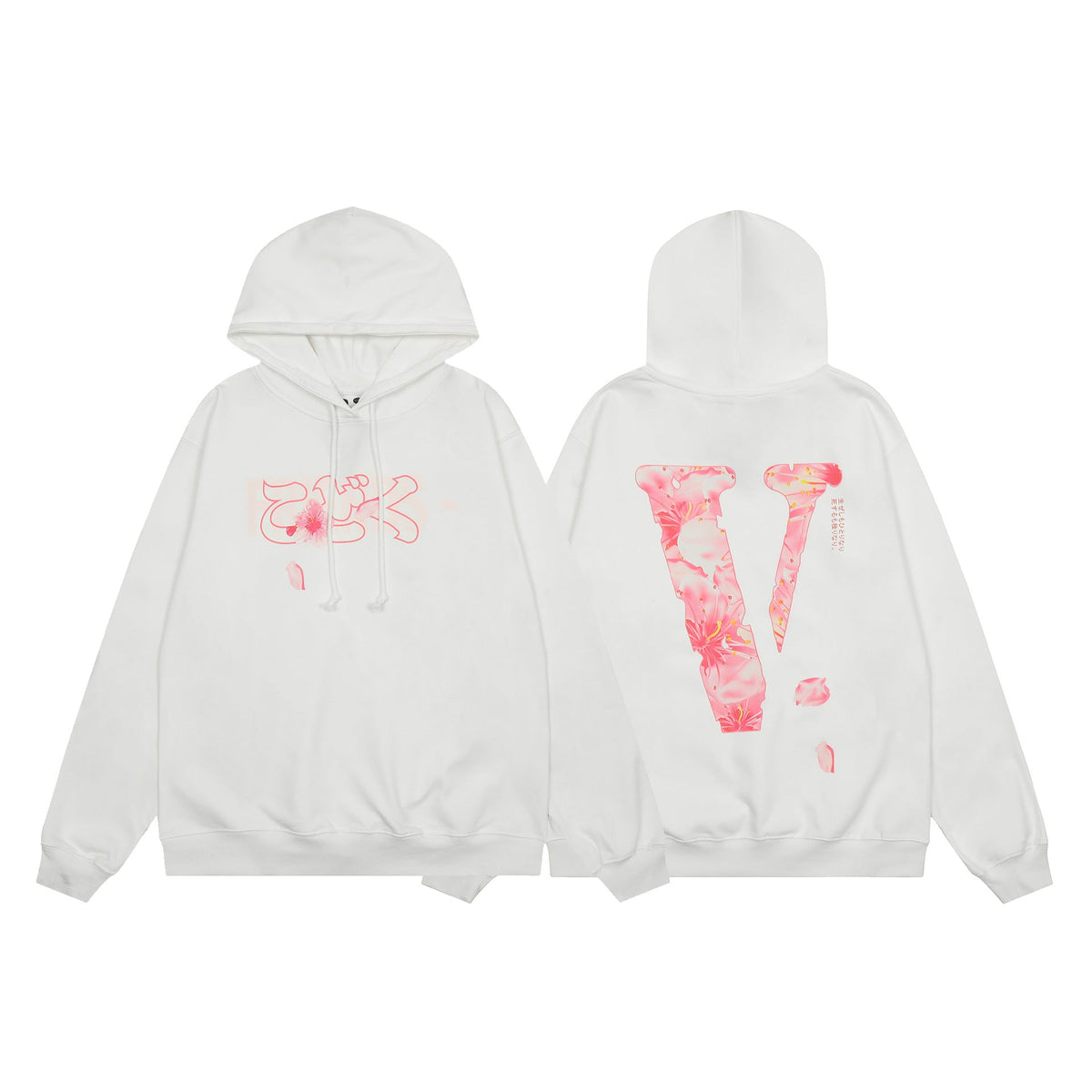 Vlone Friends Big V Logo American Style Unisex Hoodie