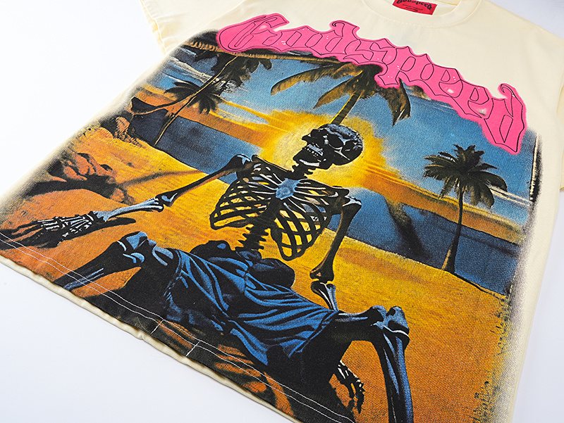 Godspeed Skeleton Beach Graphic Short-Sleeve T-Shirt
