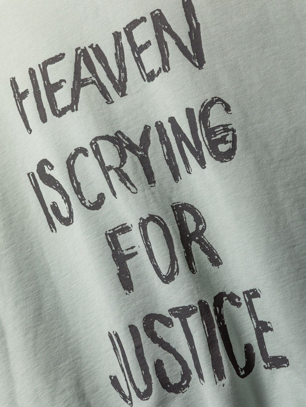 Fear of God Heaven Is Crying for Justice Graphic Hoodie