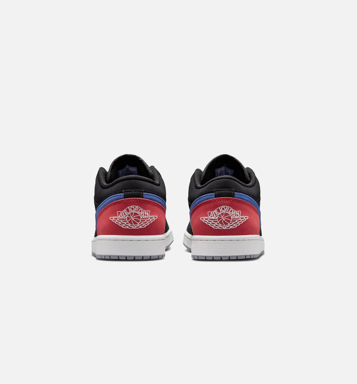 Air Jordan 1 Low Men's Lifestyle Shoes - Black/Summit White/True Blue/Varsity Red