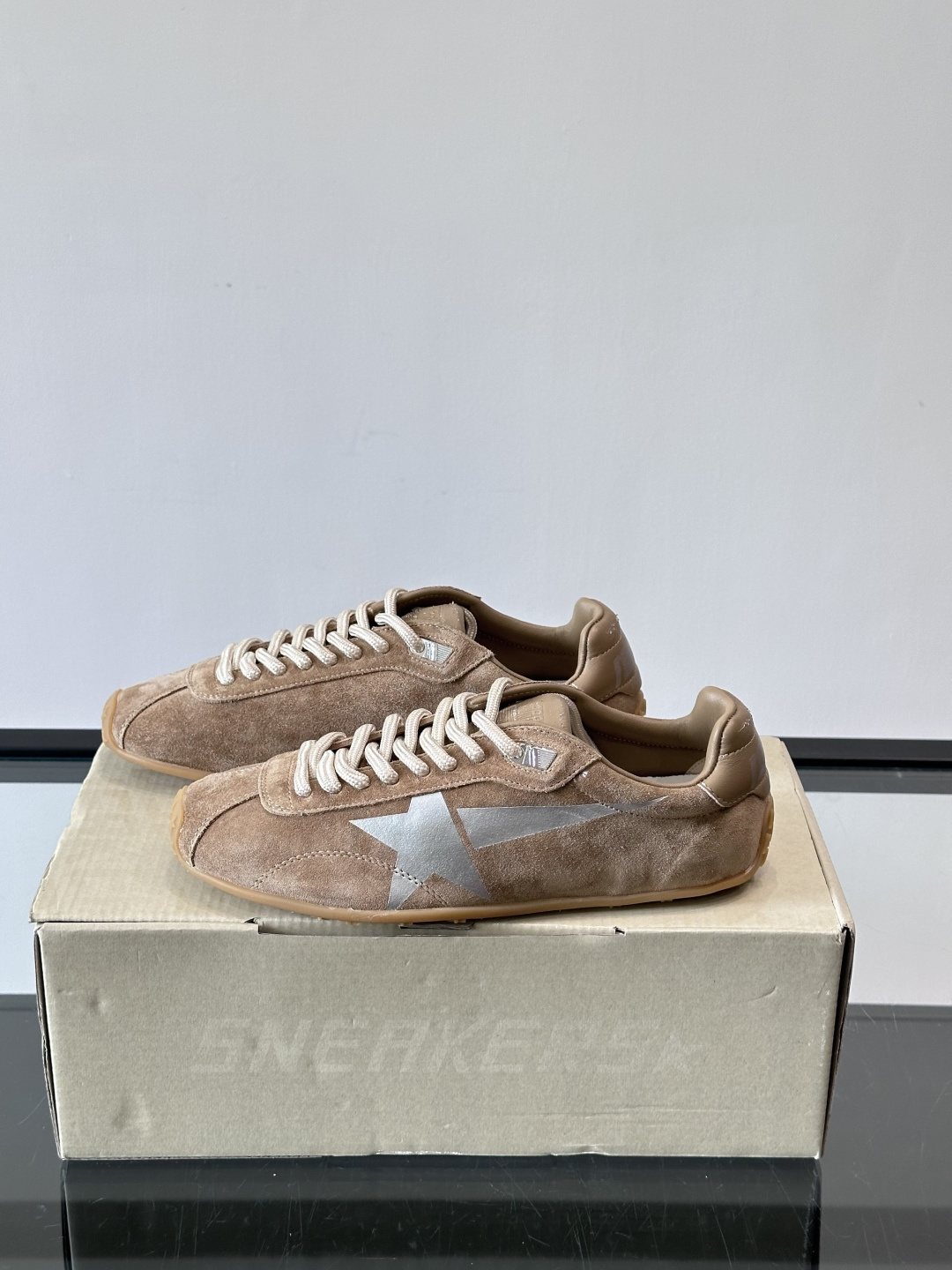 Golden Goose Brown Star Sneakers
