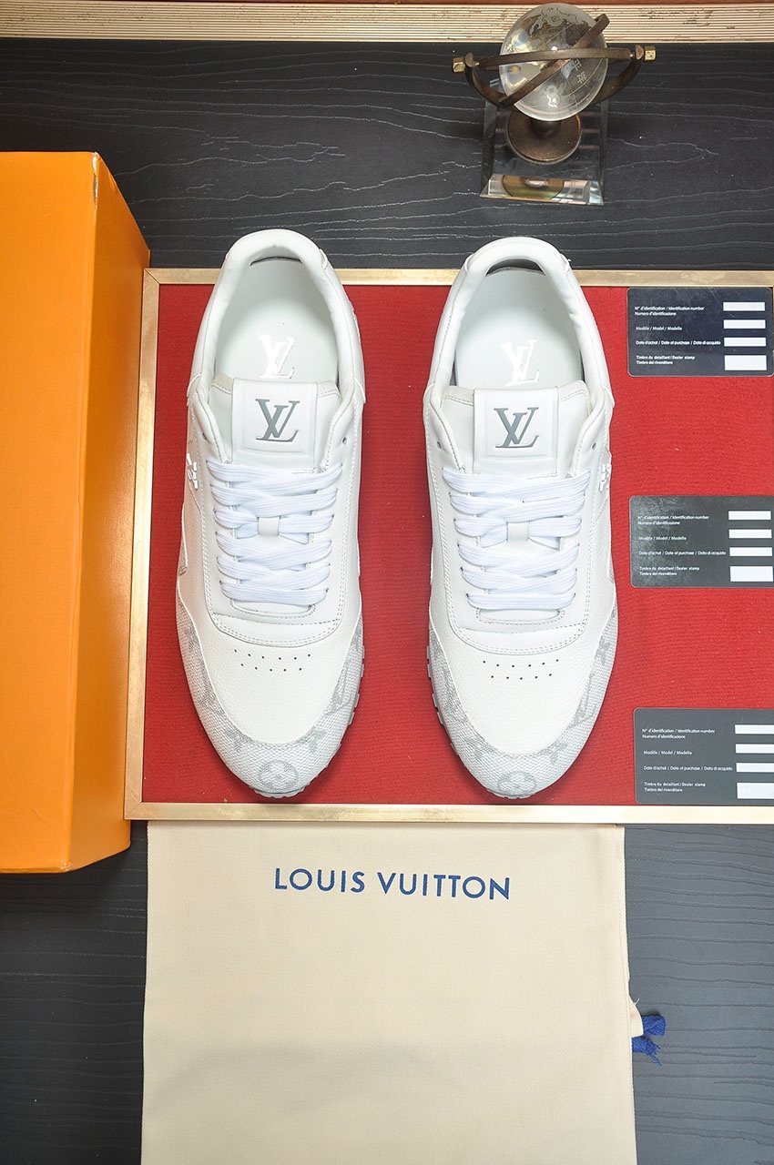 Louis Vuitton Monogram Panel Low-Top Sneakers - Rubber Outsole