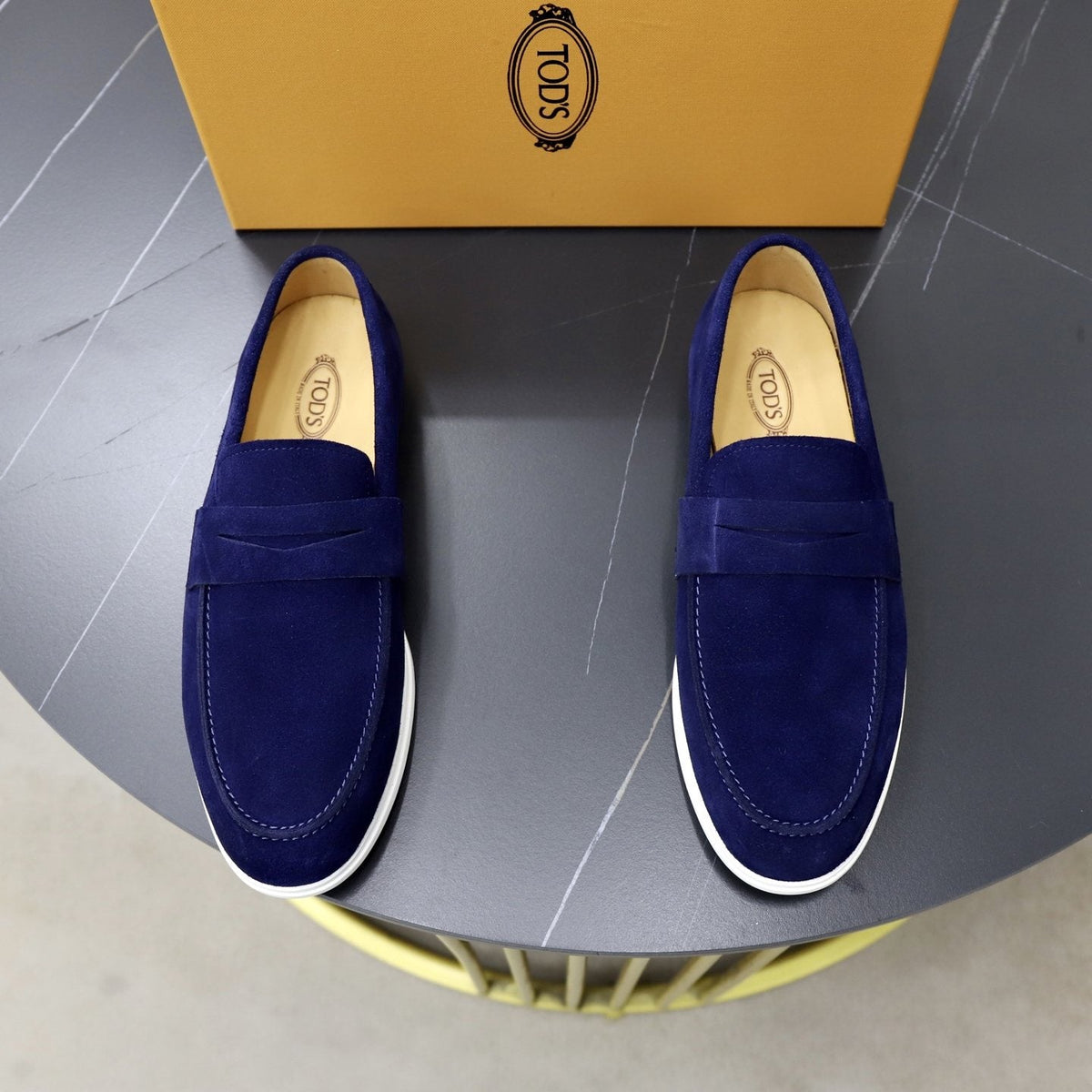 TOD'S Leather Slip-On Loafers