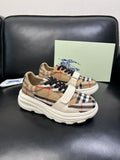 Burberry Check Low-Top Sneakers - Rubber Sole