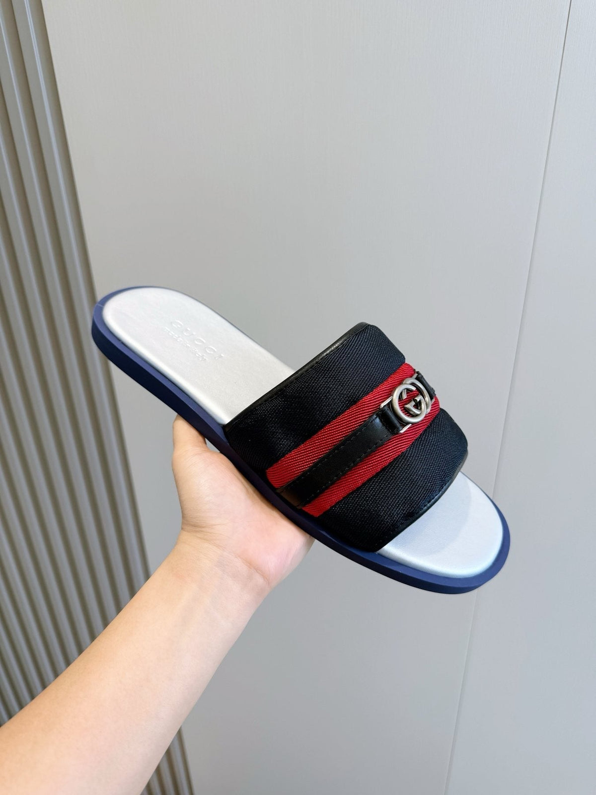 Gucci Interlocking G Slide Sandals