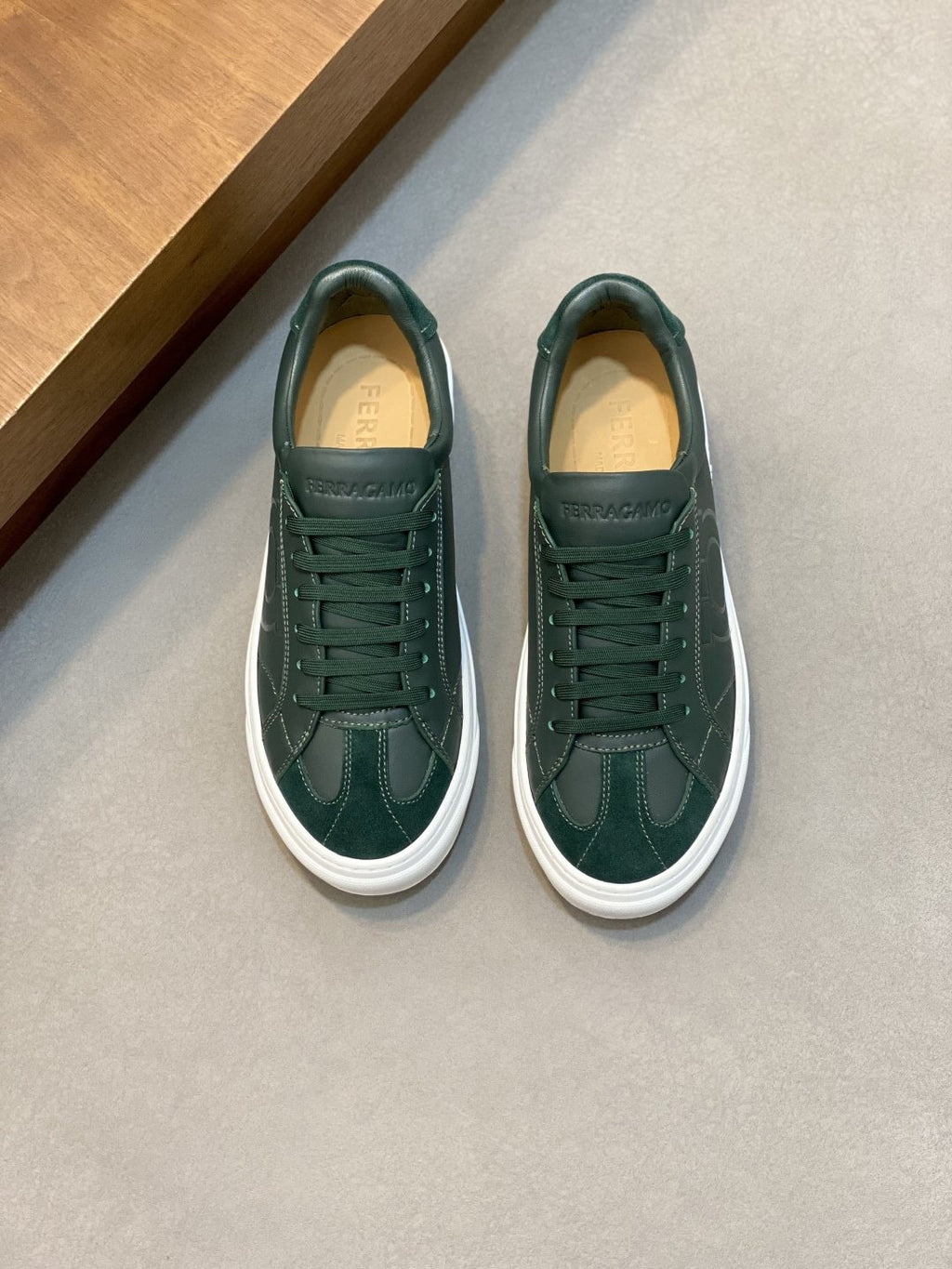 Ferragamo Gancini Low-Top Sneakers
